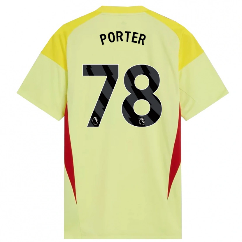 Danxen Men Jack Porter #78 Yellow Red Black Goalkeeper Jersey 2025/26 T-Shirt