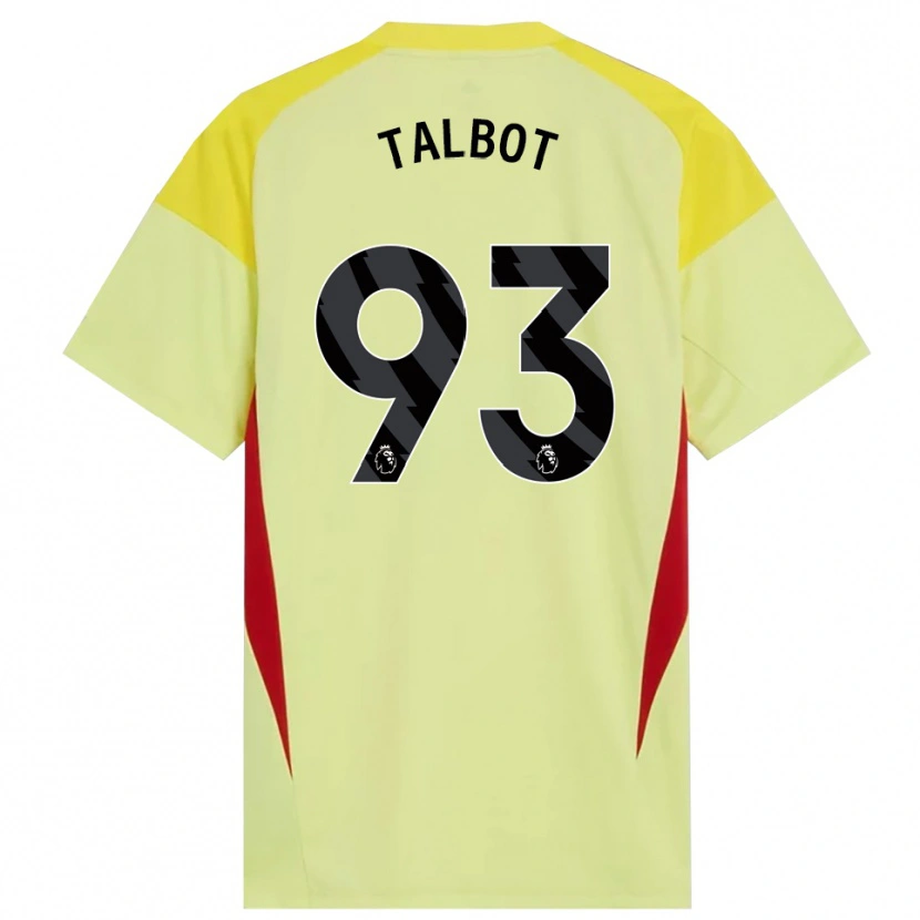 Danxen Men Jack Talbot #93 Yellow Red Black Goalkeeper Jersey 2025/26 T-Shirt