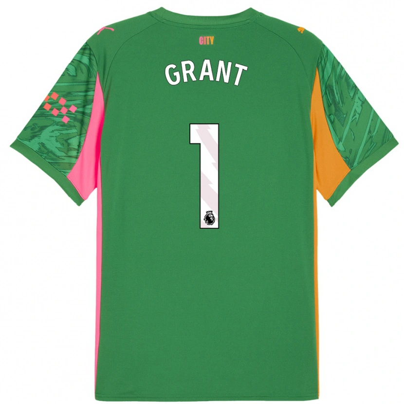 Danxen Men True Grant #1 Green Orange Goalkeeper Jersey 2025/26 T-Shirt
