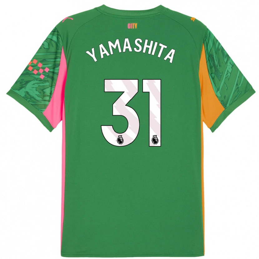 Danxen Men Ayaka Yamashita #31 Green Orange Goalkeeper Jersey 2025/26 T-Shirt