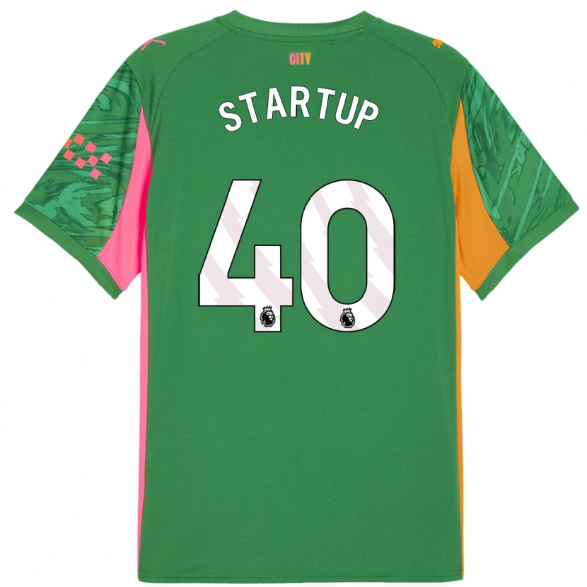 Danxen Men Katie Startup #40 Green Orange Goalkeeper Jersey 2025/26 T-Shirt