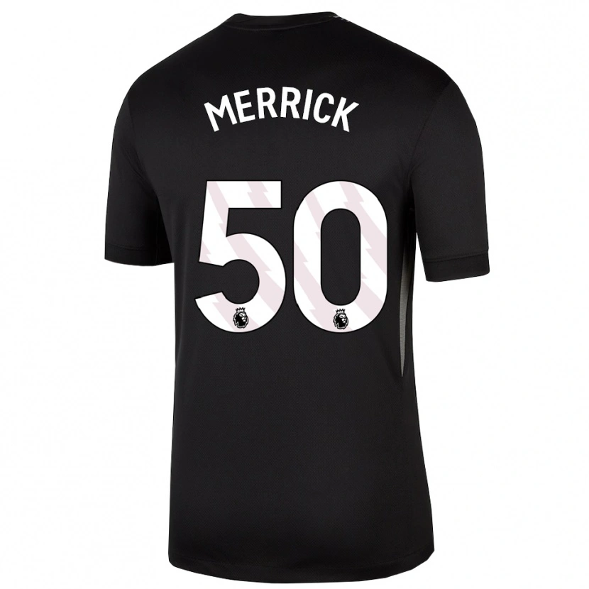 Danxen Men Max Merrick #50 Black White Goalkeeper Jersey 2025/26 T-Shirt
