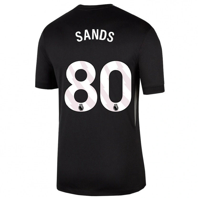Danxen Men Hudson Sands #80 Black White Goalkeeper Jersey 2025/26 T-Shirt