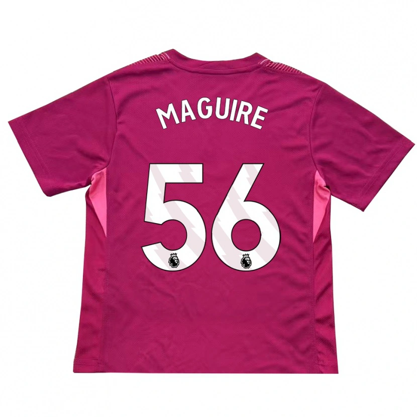 Danxen Men Aaron Maguire #56 Rose White Goalkeeper Jersey 2025/26 T-Shirt