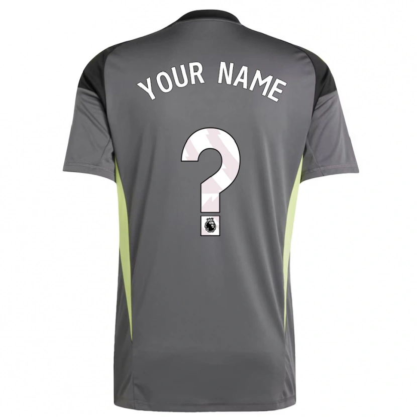 Danxen Men Aston Villa FC Dark Gray Black Goalkeeper Jersey 2025/26 T-Shirt