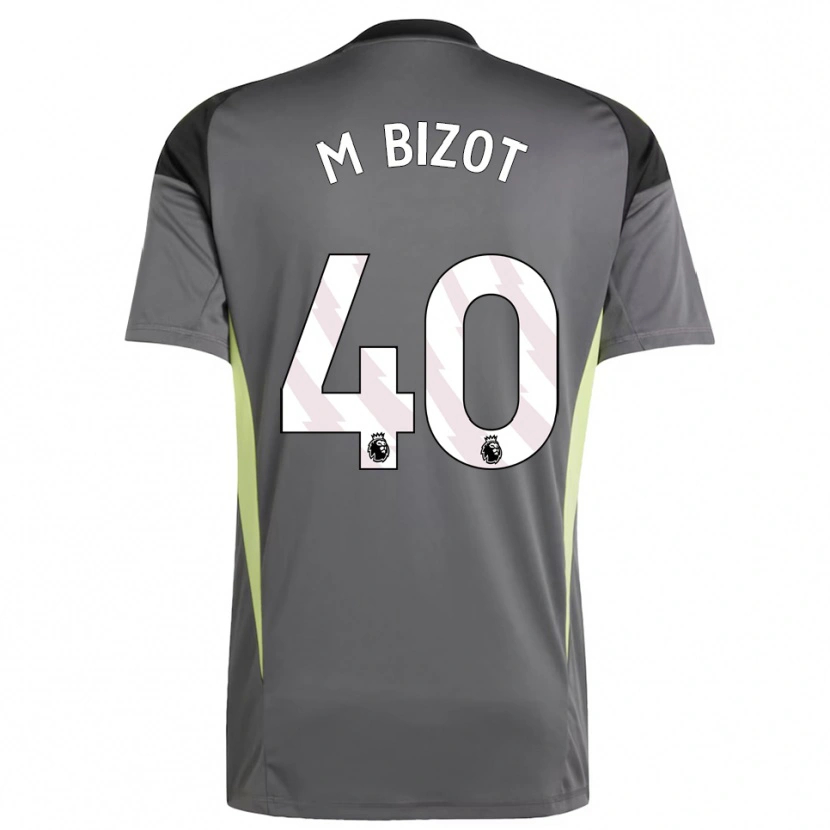 Danxen Men Marco Bizot #40 Dark Gray Black Goalkeeper Jersey 2025/26 T-Shirt