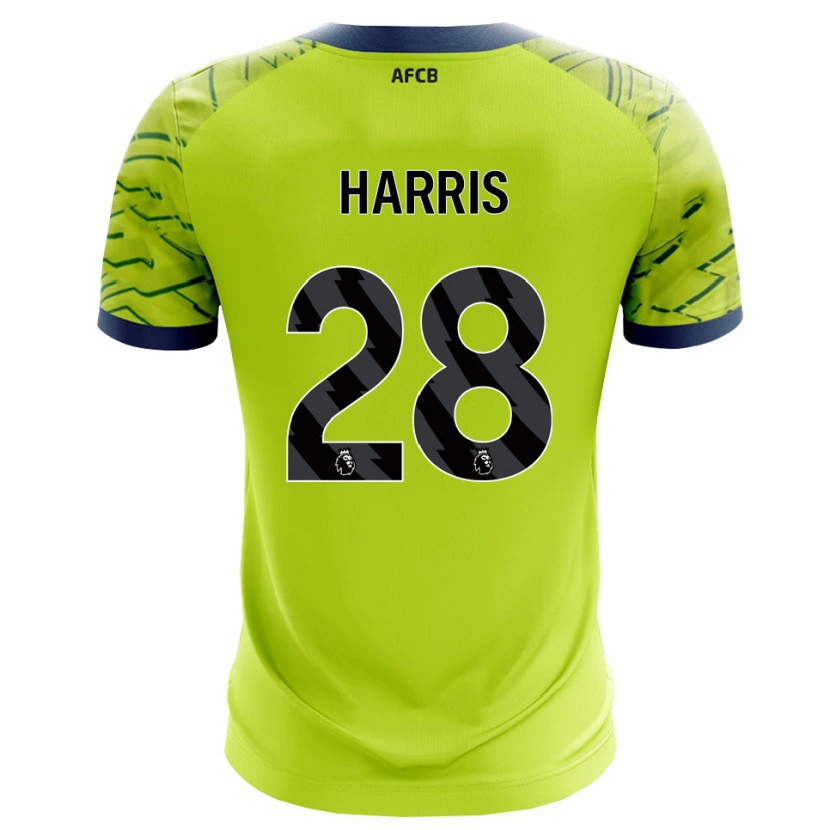Danxen Men Charlotte Harris #28 Green Yellow Goalkeeper Jersey 2025/26 T-Shirt
