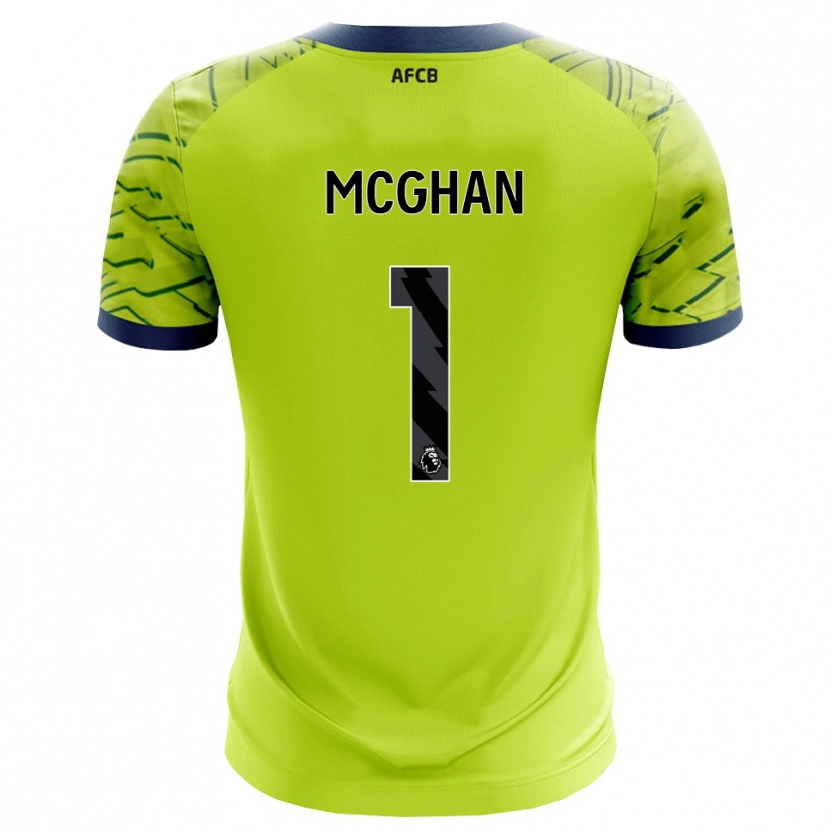 Danxen Men Hayden McGhan #1 Green Yellow Goalkeeper Jersey 2025/26 T-Shirt