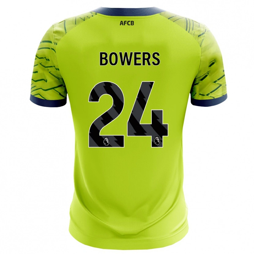 Danxen Men Kelci Bowers #24 Green Yellow Goalkeeper Jersey 2025/26 T-Shirt