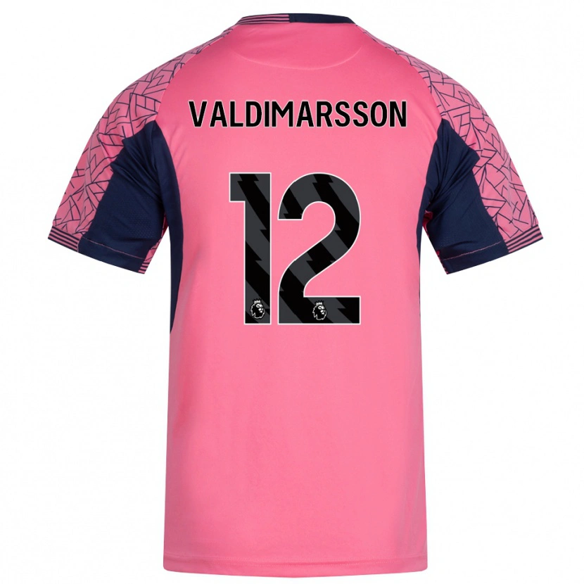 Danxen Men Hákon Rafn Valdimarsson #12 Pink Black Goalkeeper Jersey 2025/26 T-Shirt