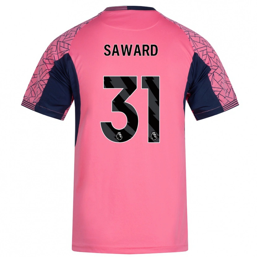 Danxen Men Sammie Saward #31 Pink Black Goalkeeper Jersey 2025/26 T-Shirt