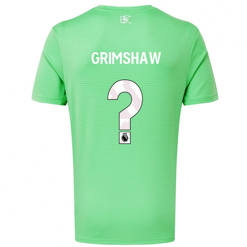 Danxen Men Harry Grimshaw #0 Medium Green Goalkeeper Jersey 2025/26 T-Shirt