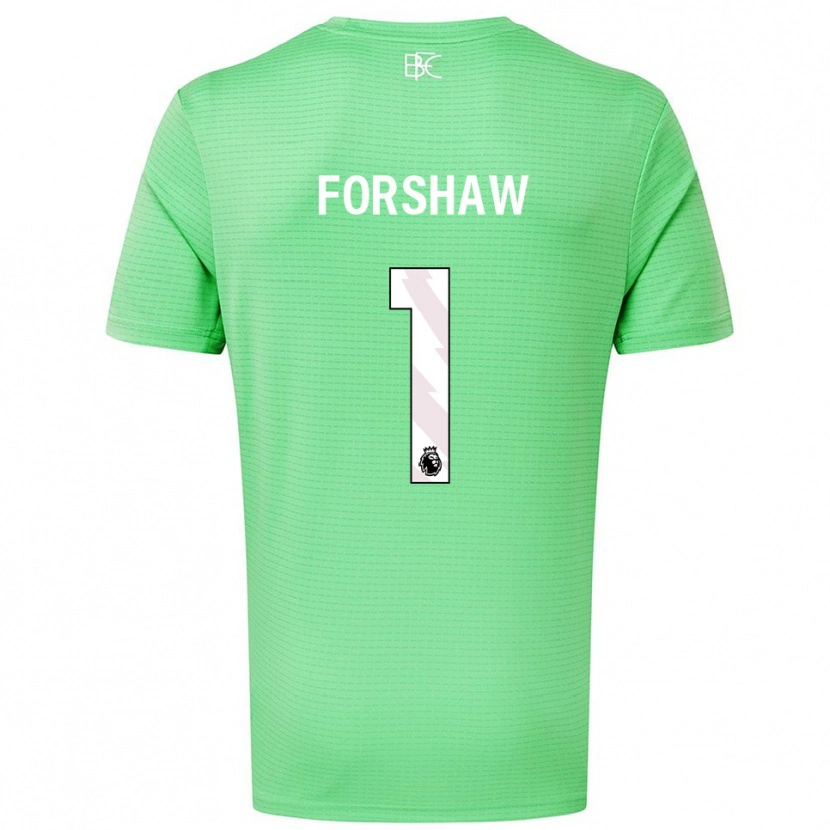 Danxen Men Lewis Forshaw #1 Medium Green Goalkeeper Jersey 2025/26 T-Shirt