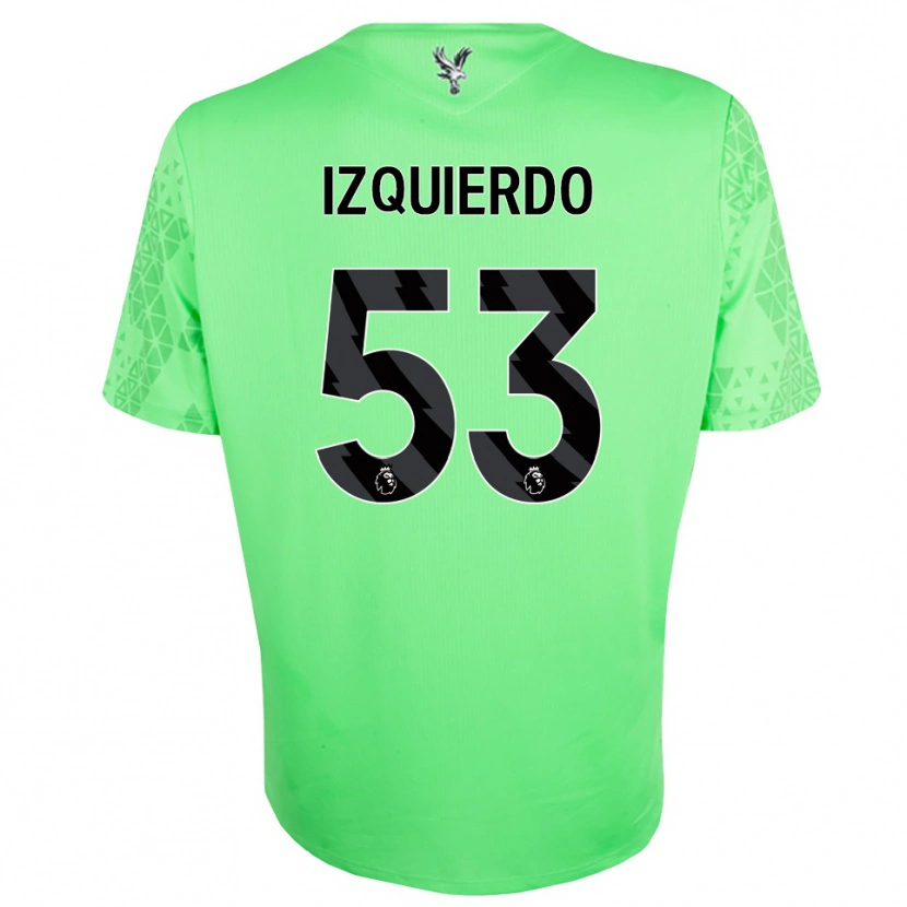 Danxen Men Jackson Izquierdo #53 Green Black Goalkeeper Jersey 2025/26 T-Shirt