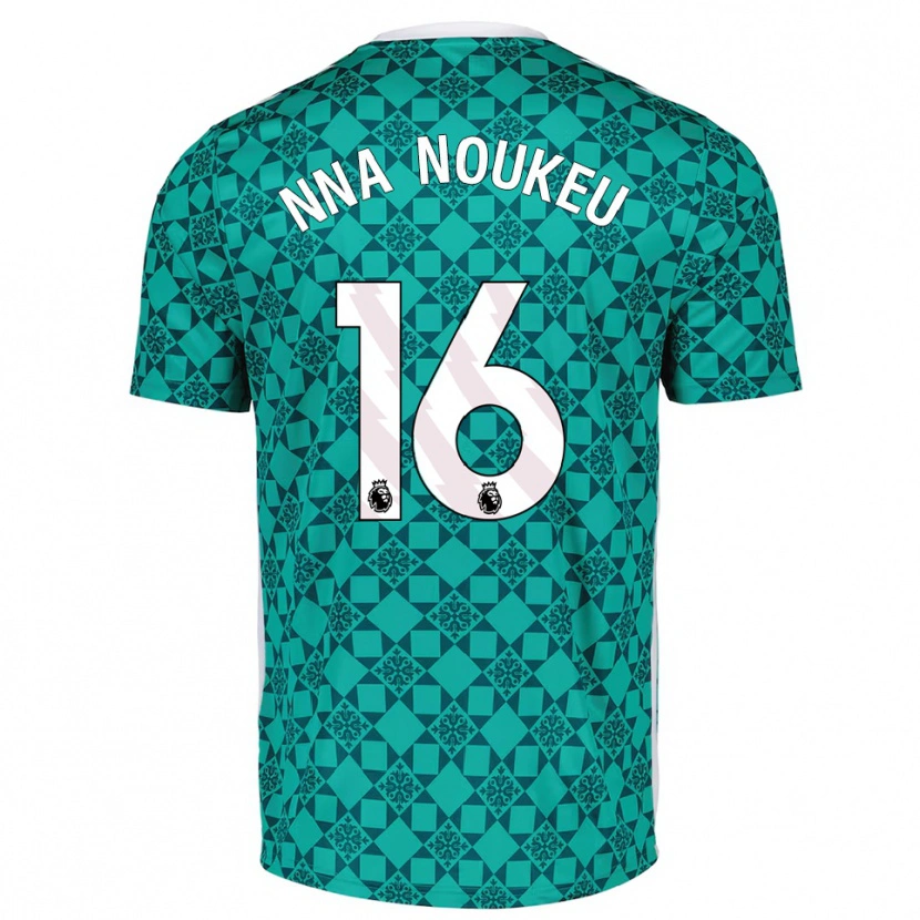Danxen Men Blondy Nna Noukeu #16 Green White Goalkeeper Jersey 2025/26 T-Shirt