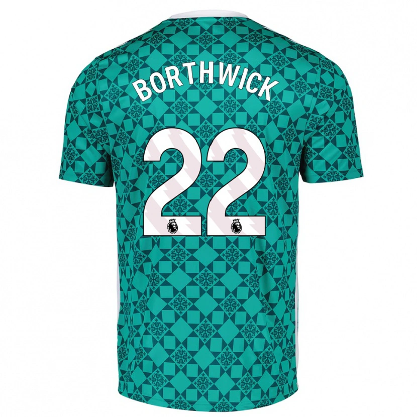Danxen Men Megan Borthwick #22 Green White Goalkeeper Jersey 2025/26 T-Shirt