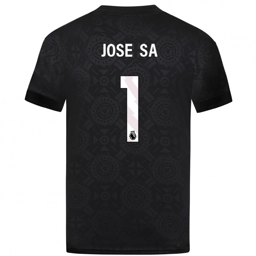 Danxen Men José Sá #1 Black White Goalkeeper Jersey 2025/26 T-Shirt