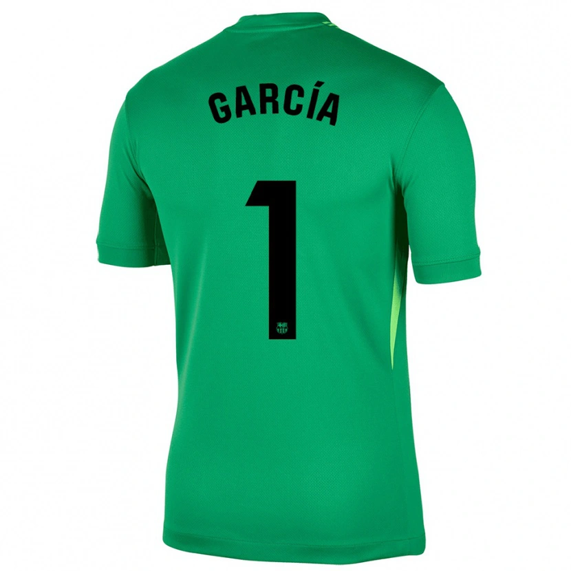 Danxen Men Joan García #1 Green Black Goalkeeper Jersey 2025/26 T-Shirt