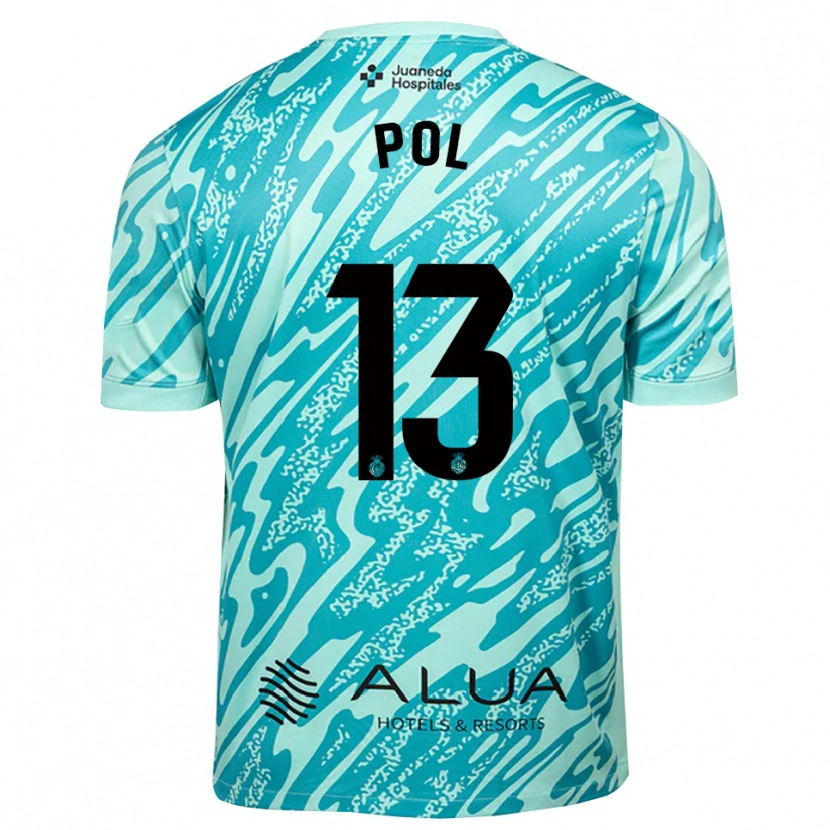 Danxen Men Joan Pol #13 Cyan Black Goalkeeper Jersey 2025/26 T-Shirt