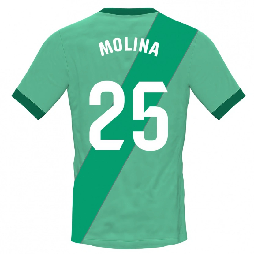 Danxen Men Adrián Molina #25 Green Black Goalkeeper Jersey 2025/26 T-Shirt