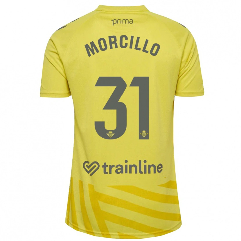 Danxen Men Ana Morcillo #31 Yellow Gray Goalkeeper Jersey 2025/26 T-Shirt