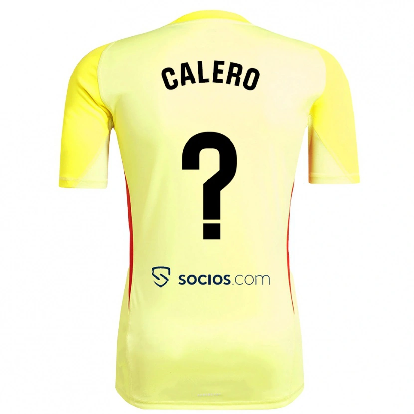 Danxen Men Josema Calero #0 Yellow Red Black Goalkeeper Jersey 2025/26 T-Shirt