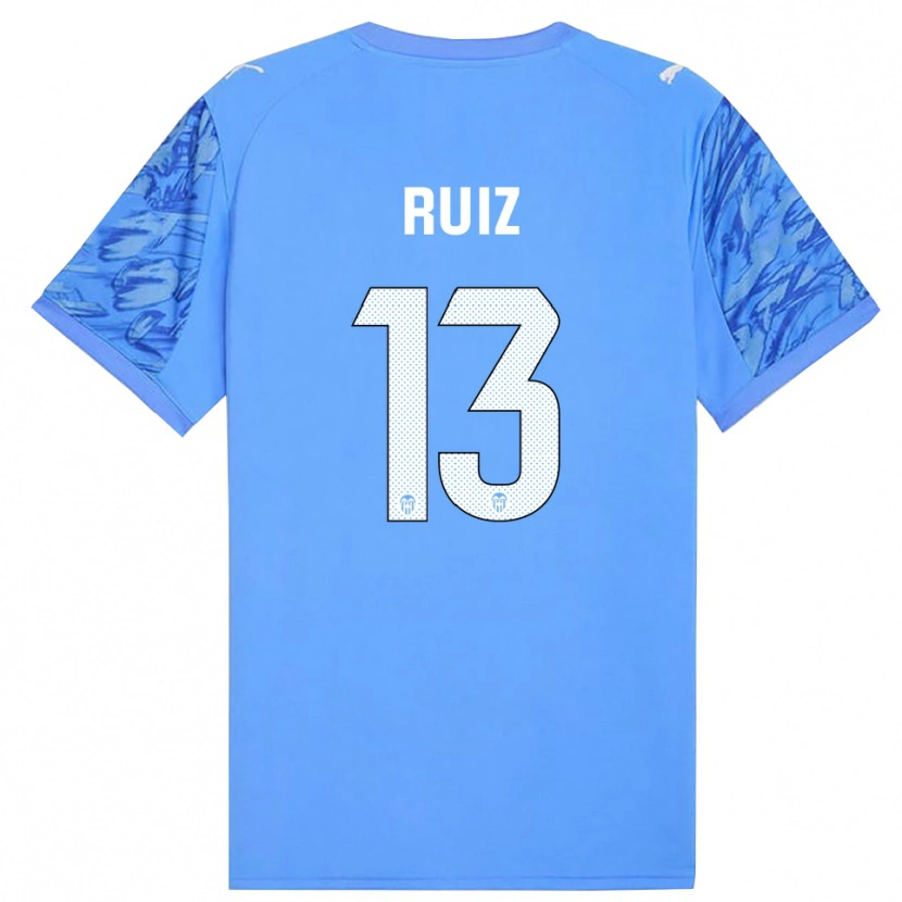 Danxen Men Nil Ruiz #13 Blue White Goalkeeper Jersey 2025/26 T-Shirt