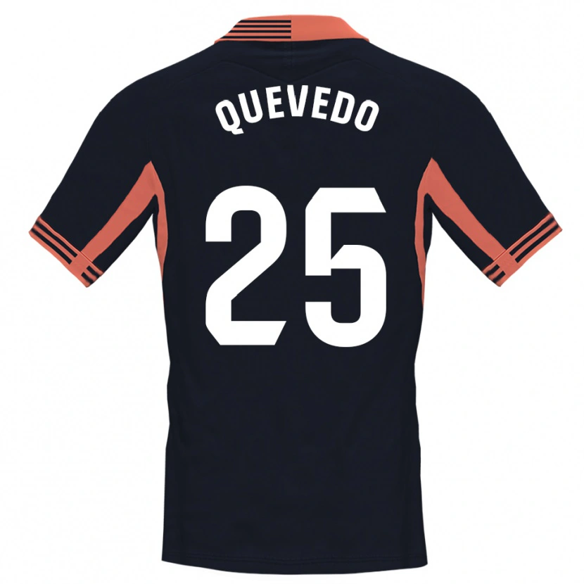 Danxen Men Alex Quevedo #25 Black White Orange Goalkeeper Jersey 2025/26 T-Shirt