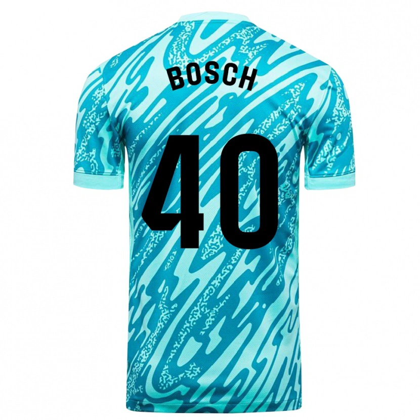 Danxen Men Owen Bosch #40 Sky Blue White Goalkeeper Jersey 2025/26 T-Shirt