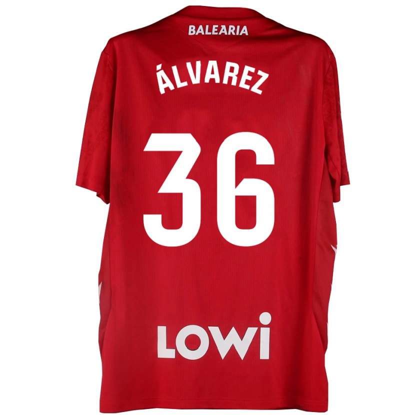 Danxen Men Anna Álvarez #36 Red White Goalkeeper Jersey 2025/26 T-Shirt
