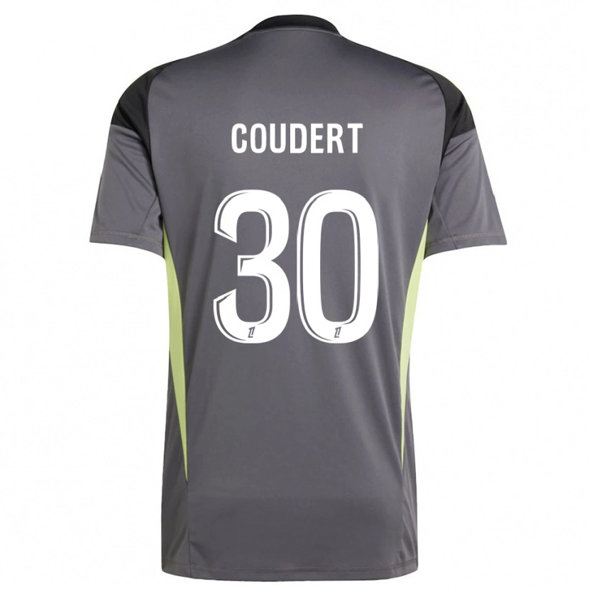 Danxen Men Grégoire Coudert #30 Dark Gray Green Goalkeeper Jersey 2025/26 T-Shirt