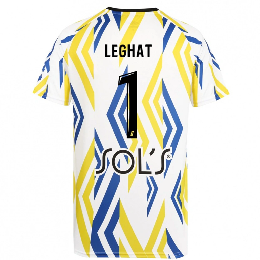 Danxen Men Yanis Leghat #1 White Red Blue Goalkeeper Jersey 2025/26 T-Shirt