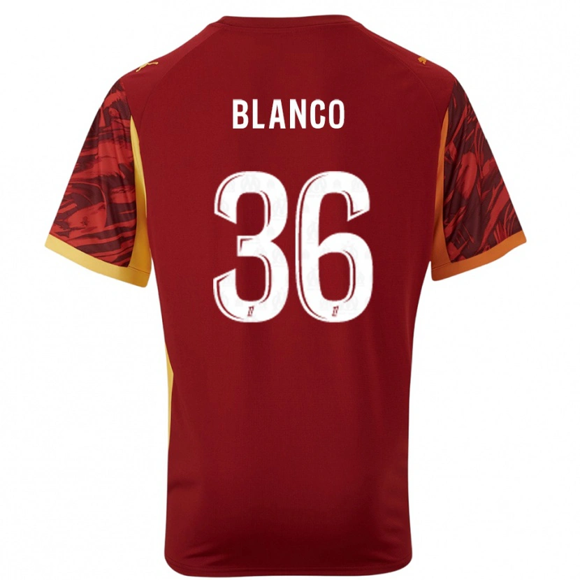 Danxen Men Rubén Blanco #36 Burgundy Brown Goalkeeper Jersey 2025/26 T-Shirt