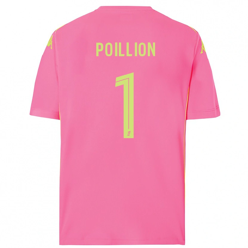 Danxen Men Noé Poillion #1 Hot Pink Goalkeeper Jersey 2025/26 T-Shirt