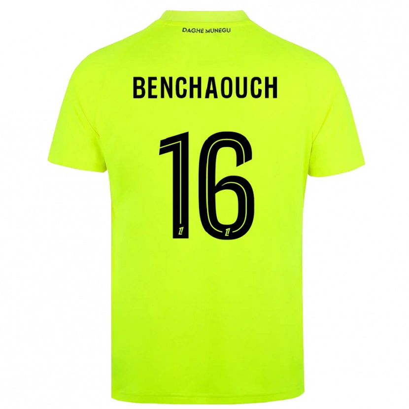 Danxen Men Yanis Benchaouch #16 Fluorescent Green Black Goalkeeper Jersey 2025/26 T-Shirt