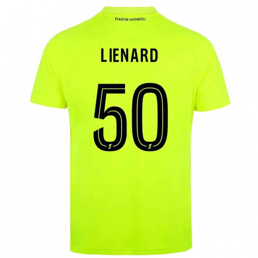 Danxen Men Yann Lienard #50 Fluorescent Green Black Goalkeeper Jersey 2025/26 T-Shirt