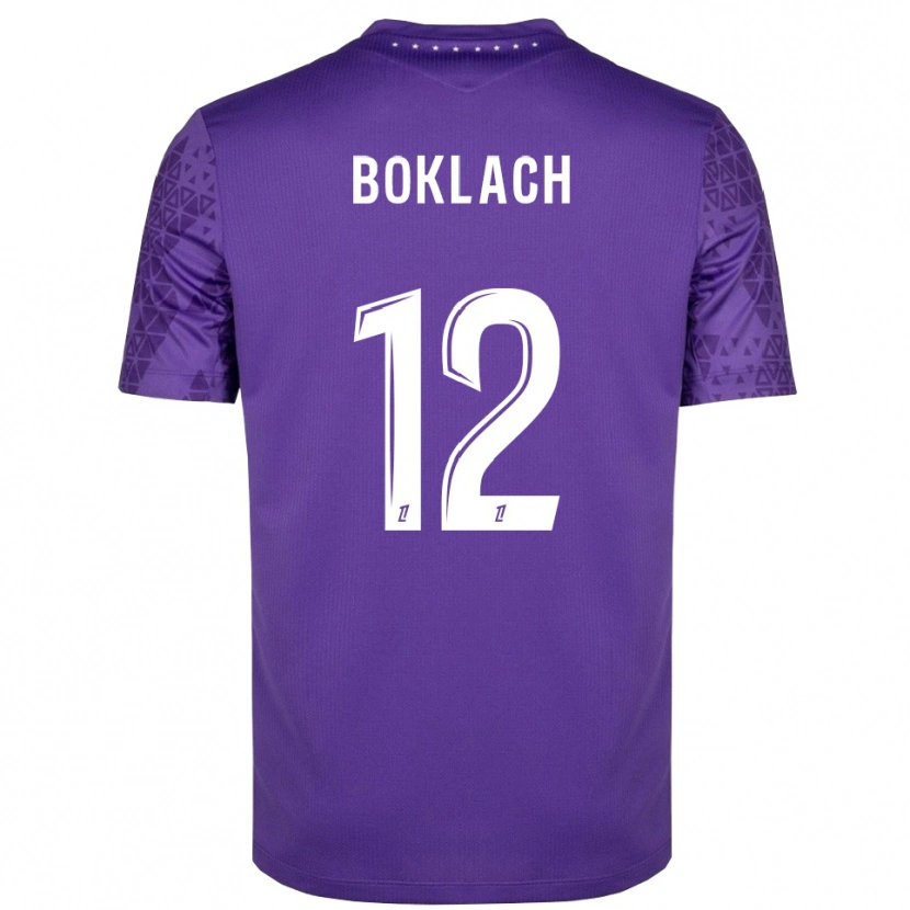 Danxen Men Kateryna Boklach #12 Purple White Goalkeeper Jersey 2025/26 T-Shirt