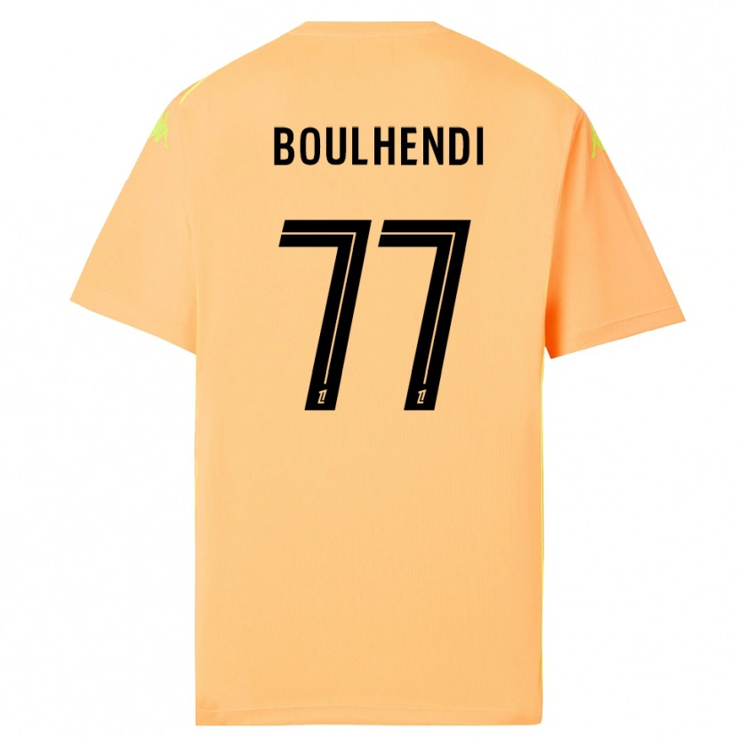 Danxen Men Teddy Boulhendi #77 Light Orange Black Goalkeeper Jersey 2025/26 T-Shirt