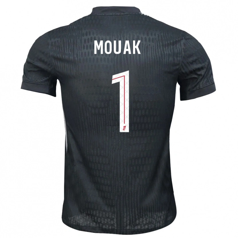 Danxen Men Adam Mouak #1 Dark Gray Black Goalkeeper Jersey 2025/26 T-Shirt