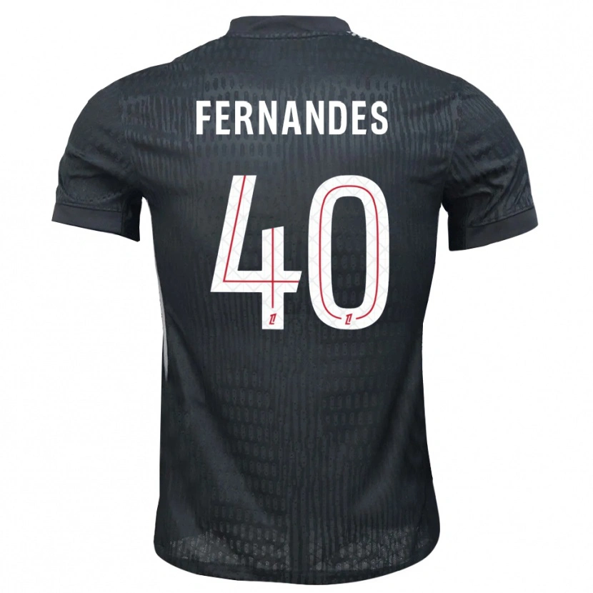 Danxen Men Alyssa Fernandes #40 Dark Gray Black Goalkeeper Jersey 2025/26 T-Shirt