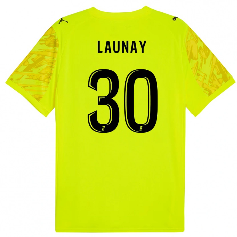 Danxen Men Elisa Launay #30 Fluorescent Green Yellow Goalkeeper Jersey 2025/26 T-Shirt