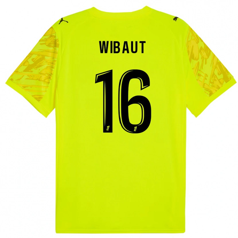 Danxen Men Clara Wibaut #16 Fluorescent Green Yellow Goalkeeper Jersey 2025/26 T-Shirt