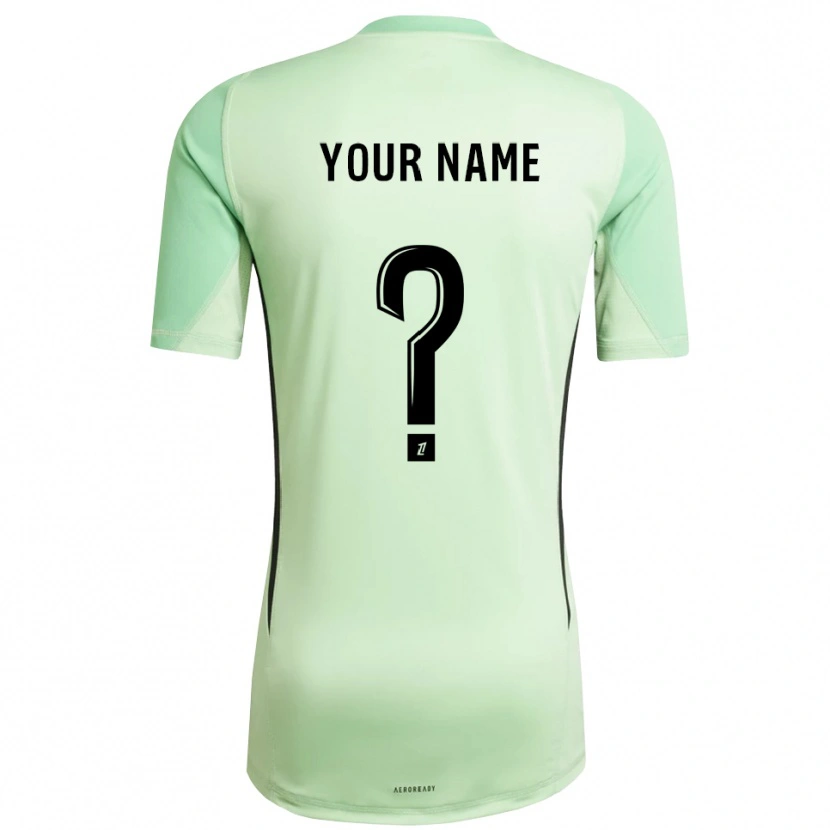 Danxen Men RC Strasbourg Light Green Black Goalkeeper Jersey 2025/26 T-Shirt