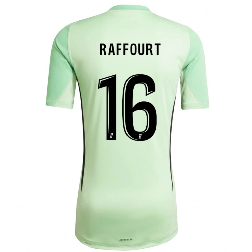 Danxen Men Timéo Raffourt #16 Light Green Black Goalkeeper Jersey 2025/26 T-Shirt