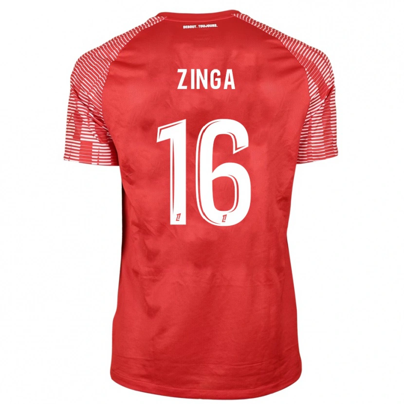 Danxen Men Melvin Zinga #16 Red White Goalkeeper Jersey 2025/26 T-Shirt