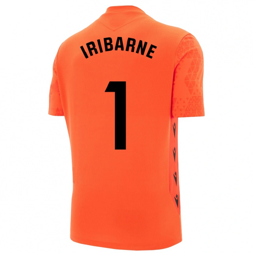 Danxen Men Bruno Iribarne #1 Orange Black Goalkeeper Jersey 2025/26 T-Shirt
