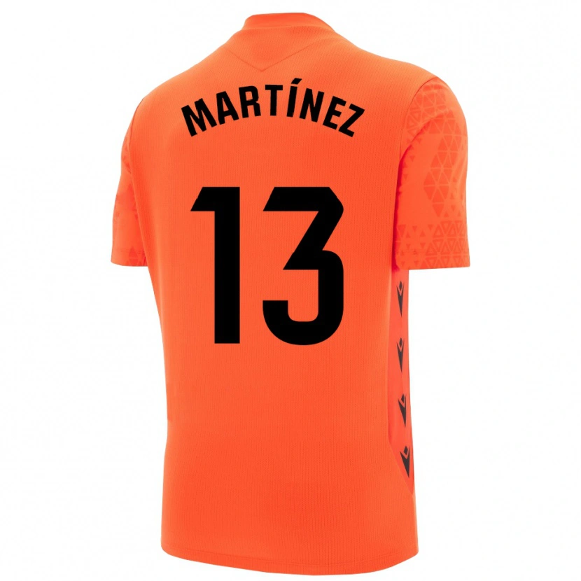 Danxen Men Fernando Martínez #13 Orange Black Goalkeeper Jersey 2025/26 T-Shirt