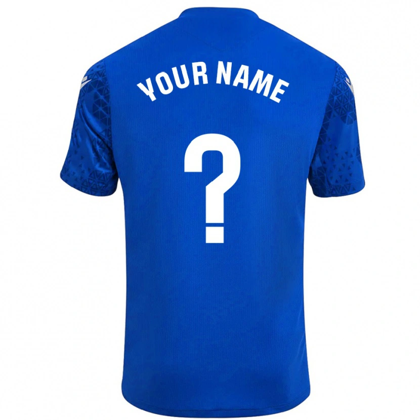 Danxen Men Cadiz CF Blue White Goalkeeper Jersey 2025/26 T-Shirt