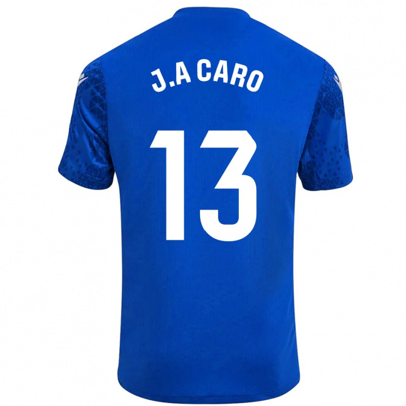 Danxen Men José Antonio Caro #13 Blue White Goalkeeper Jersey 2025/26 T-Shirt