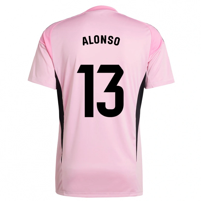 Danxen Men Maikel Alonso #13 Pink Black Goalkeeper Jersey 2025/26 T-Shirt